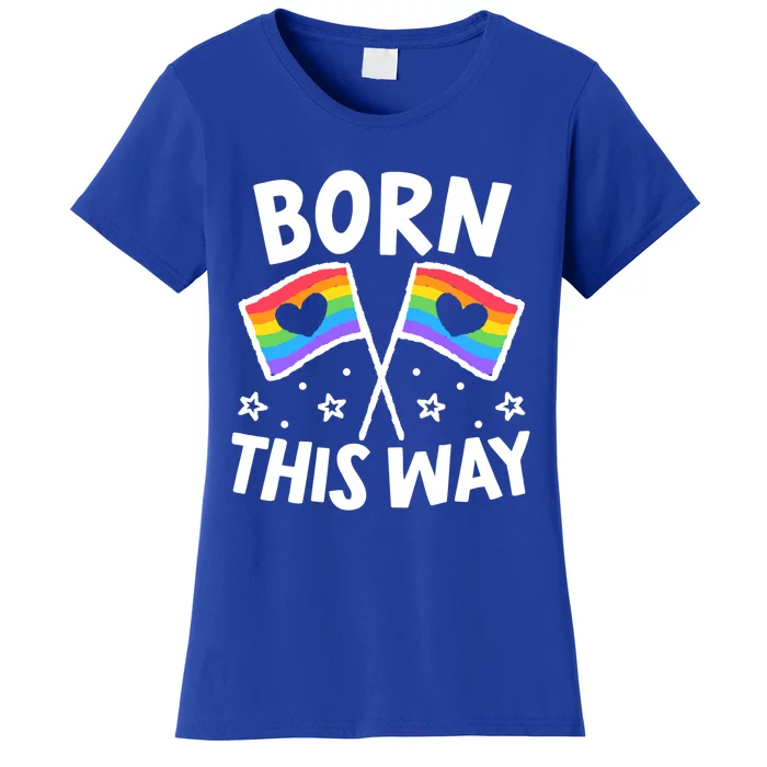 Born This Way Gay Lesbian Lgbt Gift Women's T-Shirt