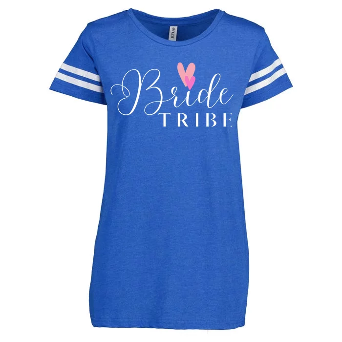 Bride Tribe Wedding Bridal Party Enza Ladies Jersey Football T-Shirt