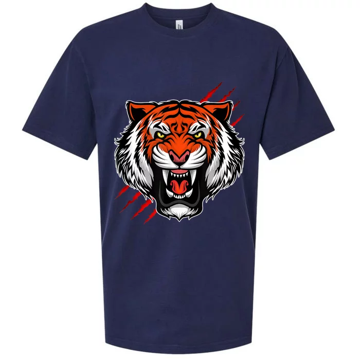 Bengal Tiger Wildlife Big Cat Sueded Cloud Jersey T-Shirt