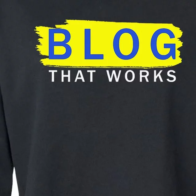 blog that works Cropped Pullover Crew