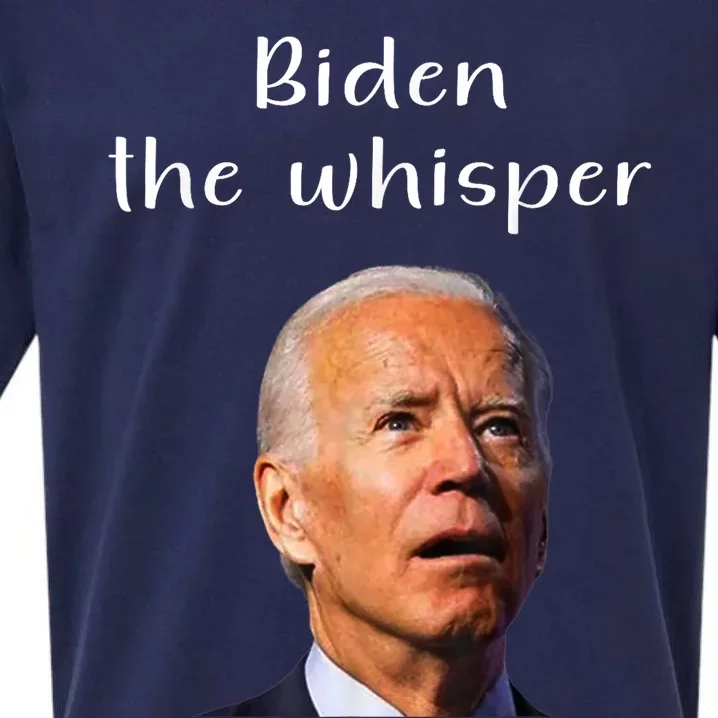 Biden The Whisper Funny Anti Joe Biden Sueded Cloud Jersey T-Shirt