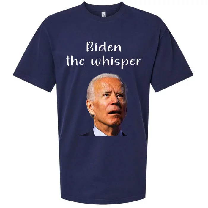 Biden The Whisper Funny Anti Joe Biden Sueded Cloud Jersey T-Shirt