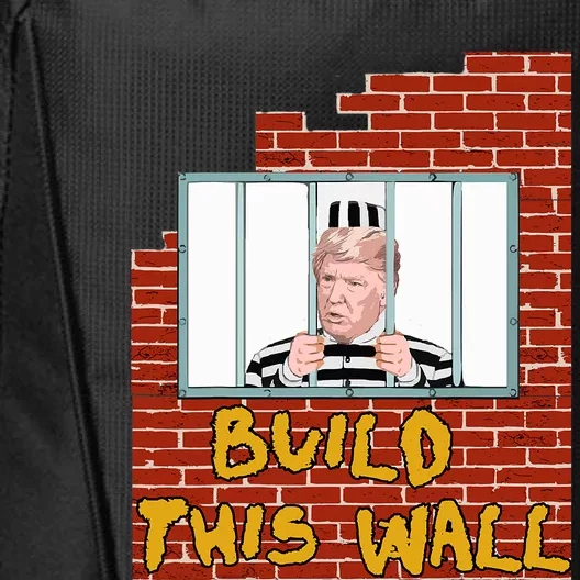 Build This Wall Lock Him Up Anti Trump Impeachment 45 City Backpack