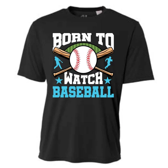 Born To Watch Baseball Cooling Performance Crew T-Shirt