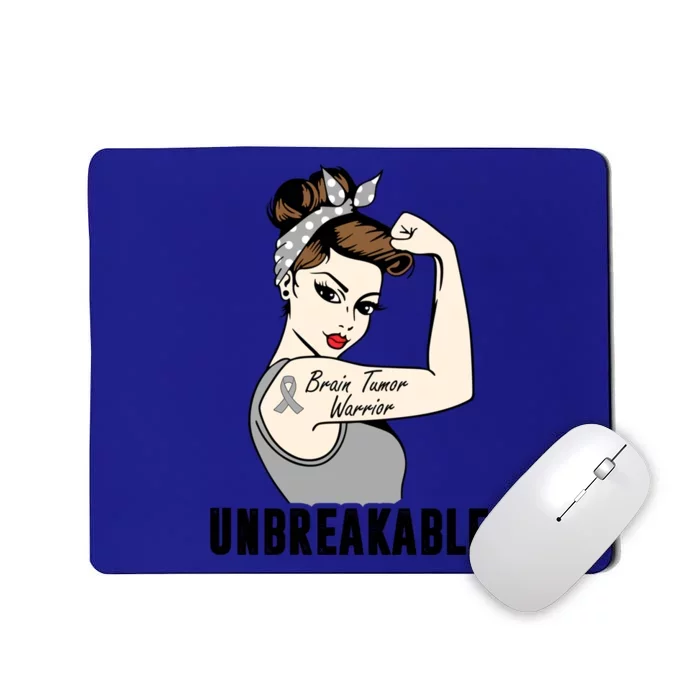 Brain Tumor Warrior Unbreakable Perfect Strong Cool Gift Mousepad