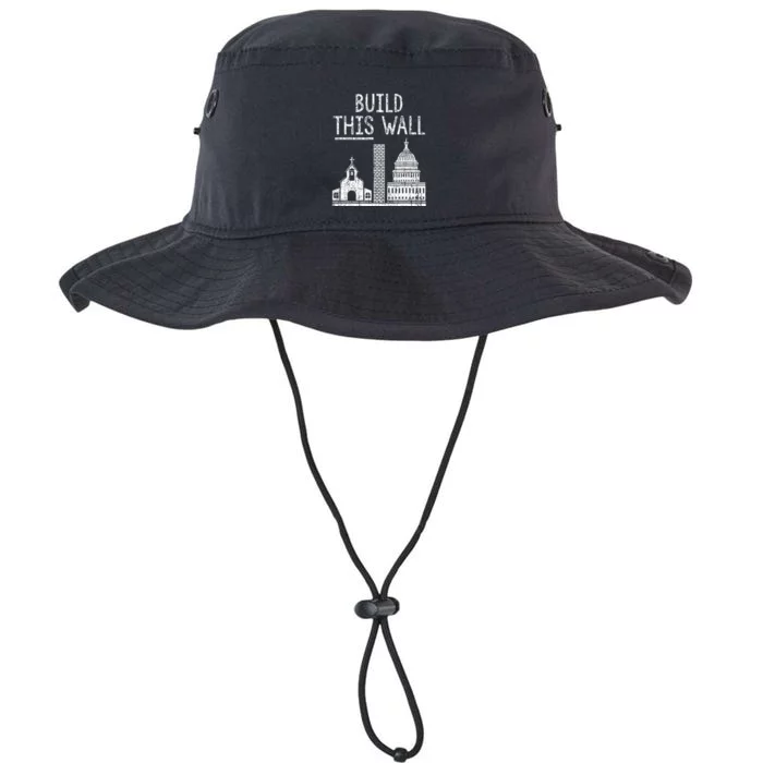 Build This Wall Ironic Separate Church And State Premium Legacy Cool Fit Booney Bucket Hat