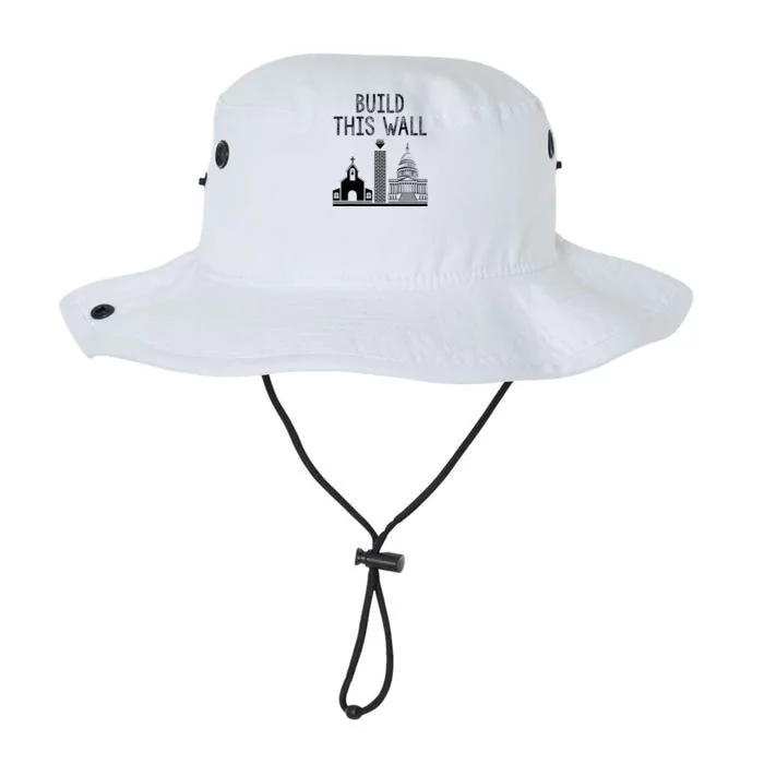 Build This Wall Ironic Separate Church And State Legacy Cool Fit Booney Bucket Hat