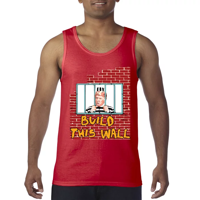 Build This Wall Lock Him Up Anti Trump Impeachment Tank Top