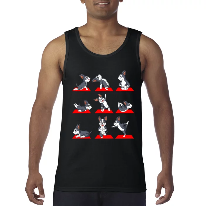 Boston Terrier Yoga Tank Top