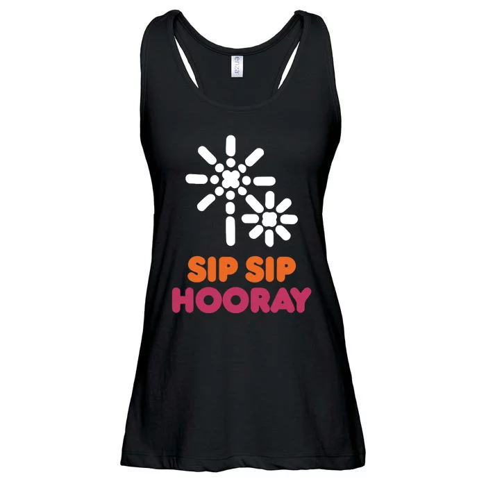 Better Than You Sip Sip Hooray Dunkin​ Ladies Essential Flowy Tank