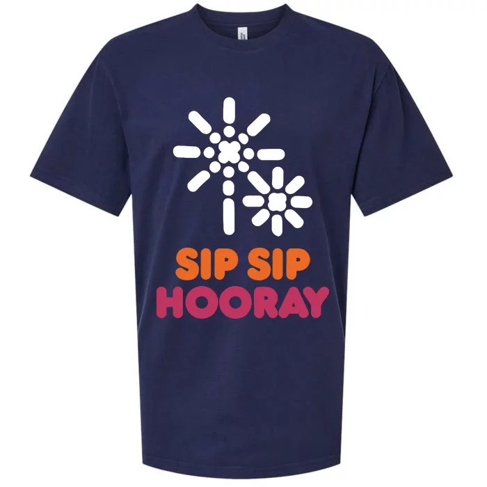 Better Than You Sip Sip Hooray Dunkin​ Sueded Cloud Jersey T-Shirt