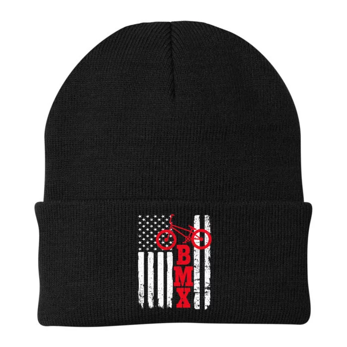 BMX: USA American Flag Sport Fan Bike Biking Knit Cap Winter Beanie