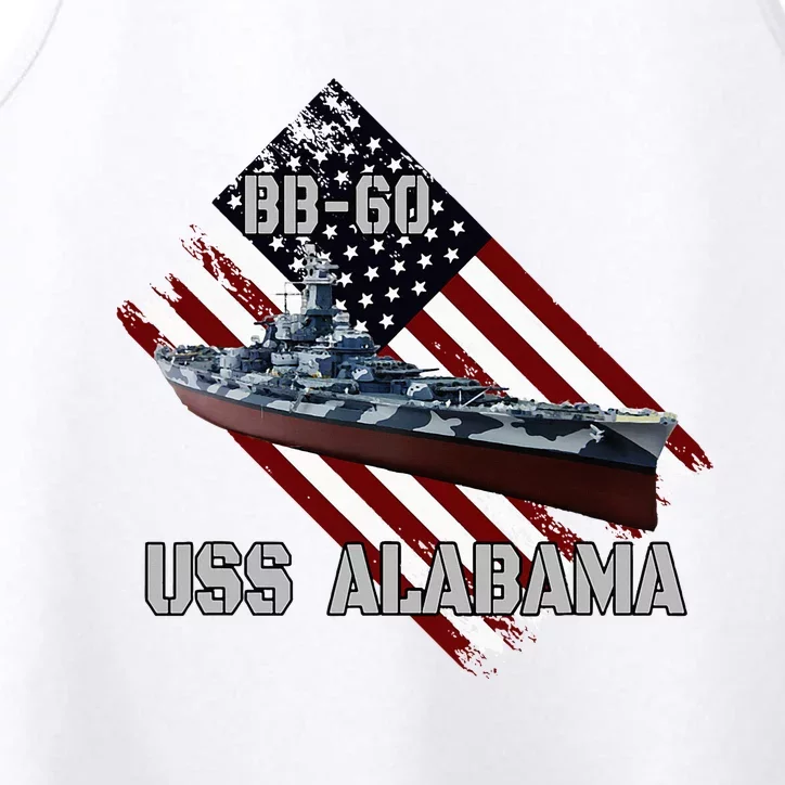 Battleship Uss Alabama Bb60 & Combat Warship Veterans Day Performance Tank