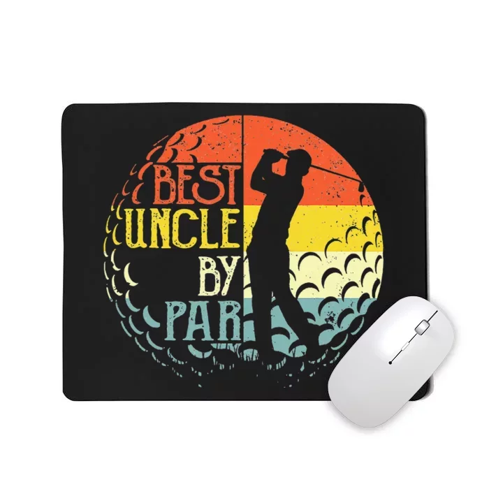 Best Uncle By Par Golf Lover Sports Christmas Gifts Mousepad