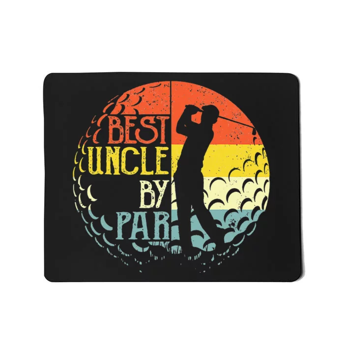 Best Uncle By Par Golf Lover Sports Christmas Gifts Mousepad