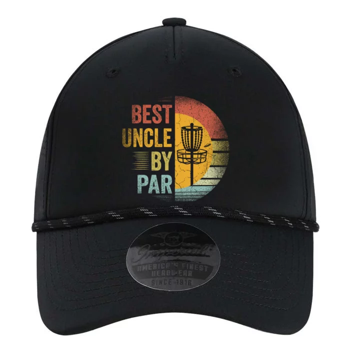 Best Uncle By Par Disc Golf Frisbee Golfer FatherS Day Cool Gift Performance The Dyno Cap