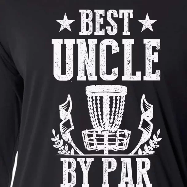 Best Uncle By Par Fathers Day Frisbee Disc Golf Cooling Performance Long Sleeve Crew