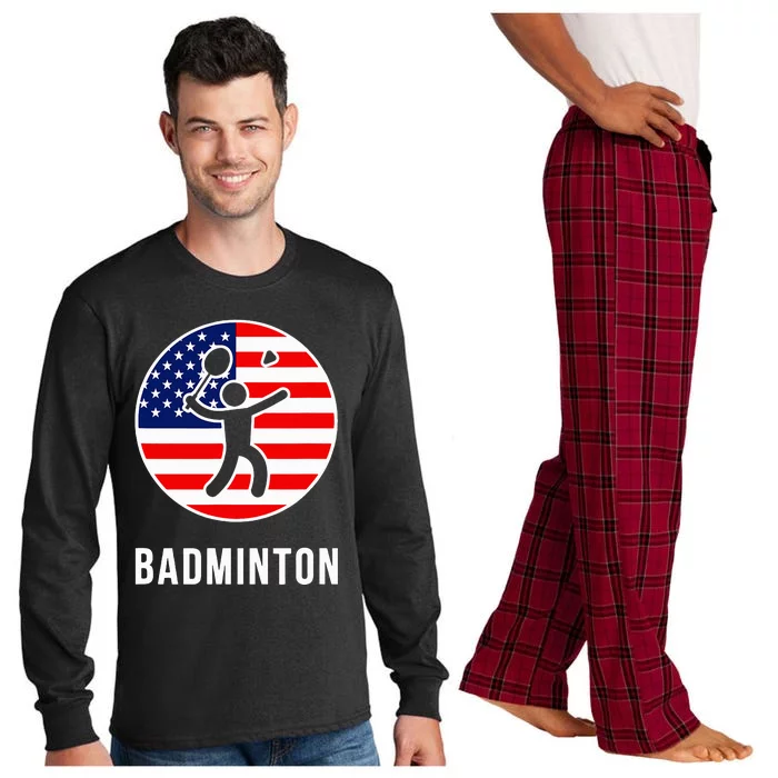 Badminton Usa Long Sleeve Pajama Set