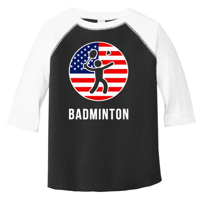 Badminton Usa Toddler Fine Jersey T-Shirt