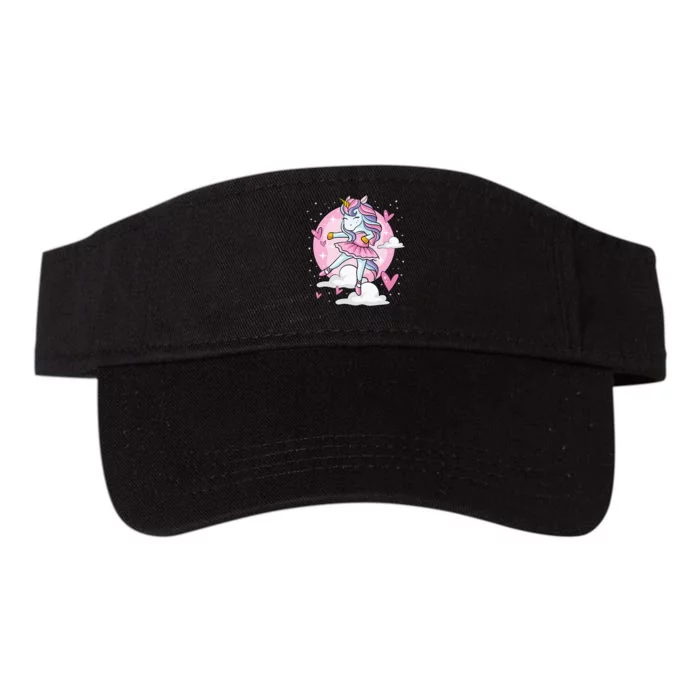 Ballet Unicorn Ballerina Cute Dance N Girl Valucap Bio-Washed Visor