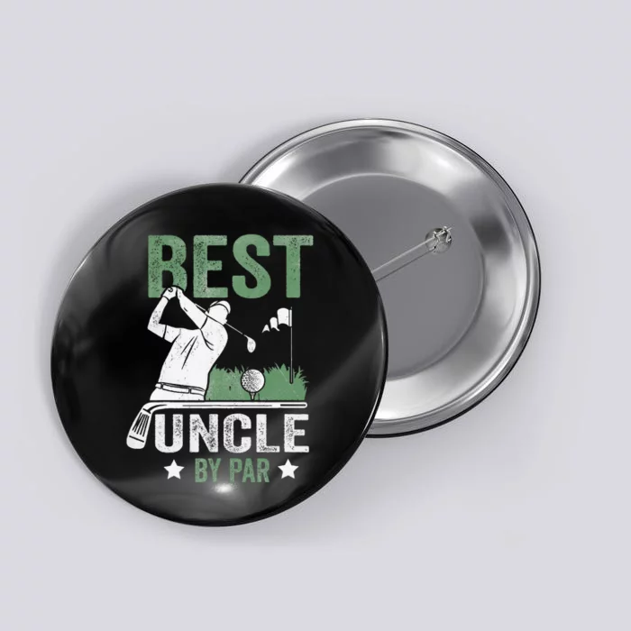 Best Uncle By Par Fathers Day Golf Gift Button