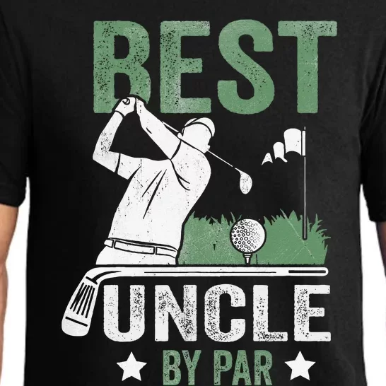 Best Uncle By Par Fathers Day Golf Gift Pajama Set