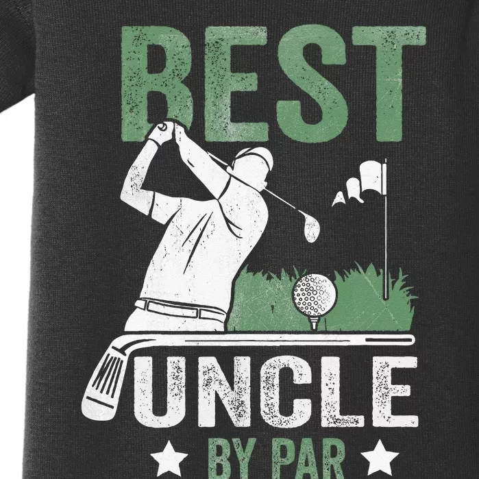 Best Uncle By Par Fathers Day Golf Gift Baby Bodysuit