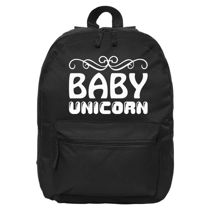 BABY UNICORN 16 in Basic Backpack