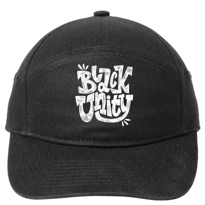 Black Unity 7-Panel Snapback Hat