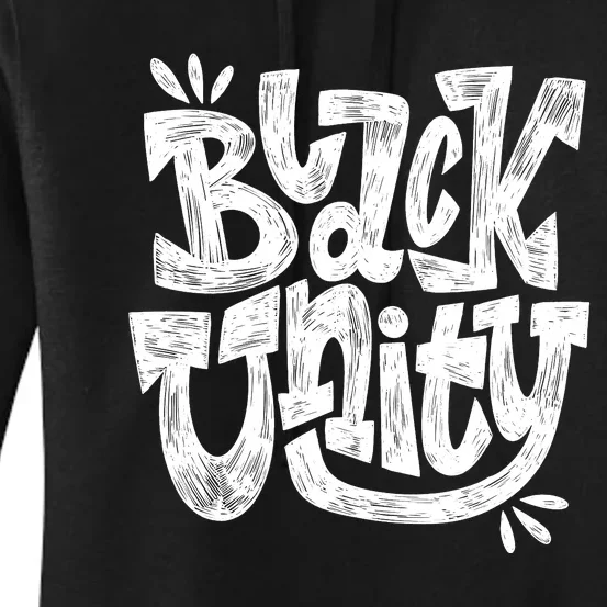 Black Unity Women's Pullover Hoodie