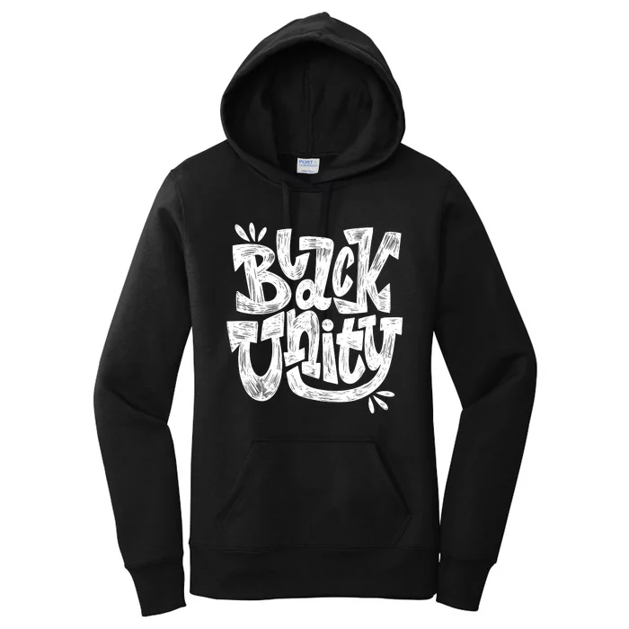 Black Unity Women's Pullover Hoodie