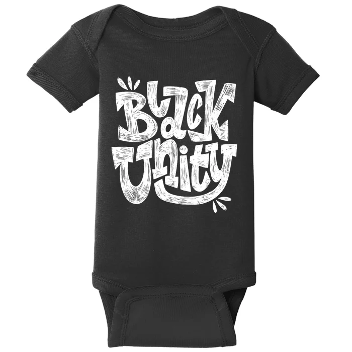 Black Unity Baby Bodysuit