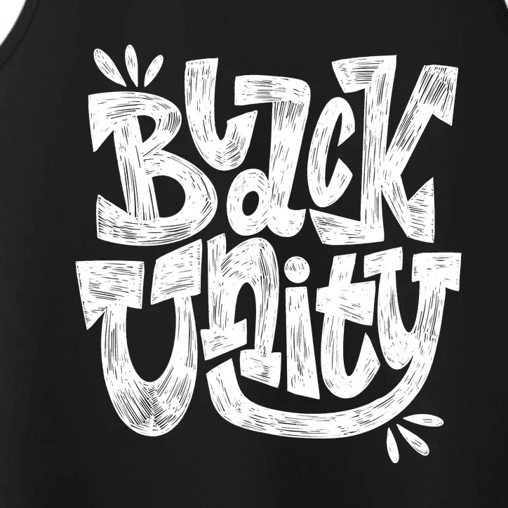 Black Unity Performance Tank