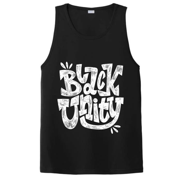 Black Unity Performance Tank