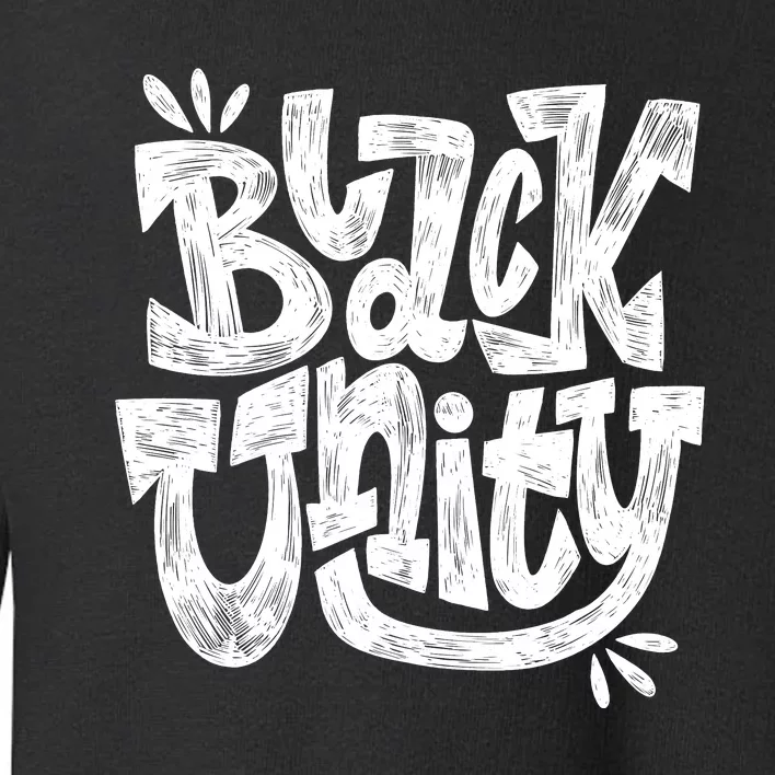 Black Unity Toddler Sweatshirt