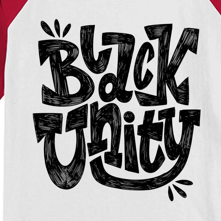 Black Unity Kids Colorblock Raglan Jersey