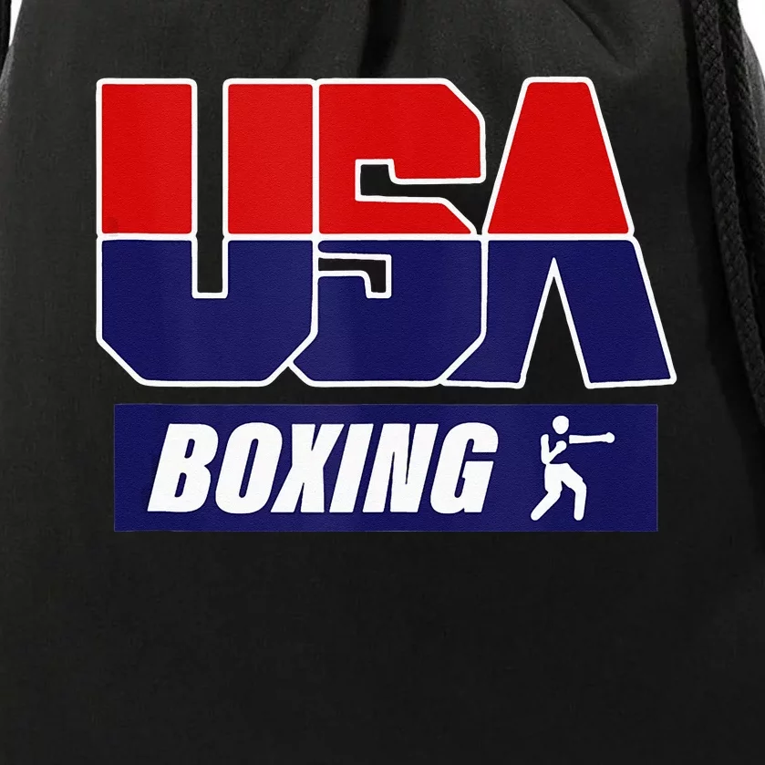 Boxing USA Drawstring Bag