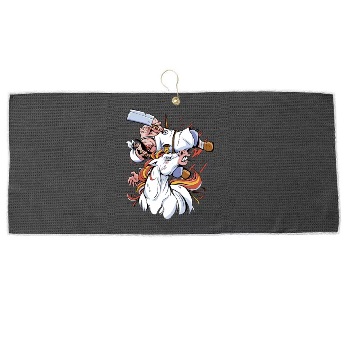 Butcher Unicorn Large Microfiber Waffle Golf Towel