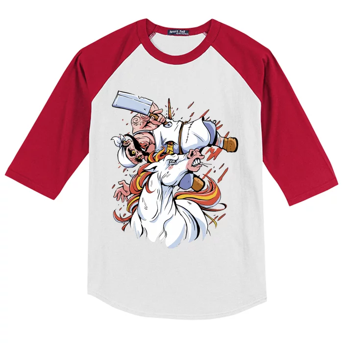 Butcher Unicorn Kids Colorblock Raglan Jersey