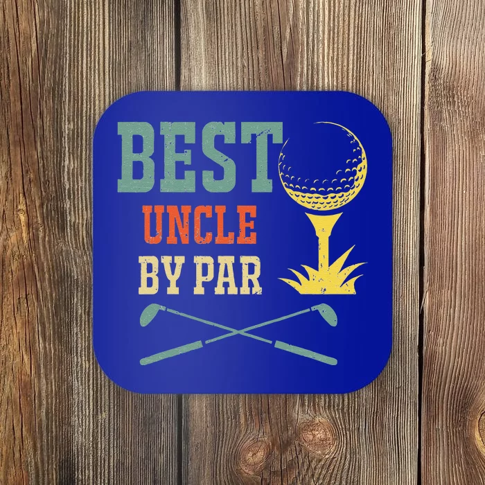 Best Uncle By Par Golf Matching Family Coaster