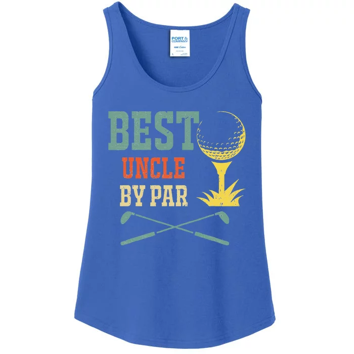 Best Uncle By Par Golf Matching Family Ladies Essential Tank