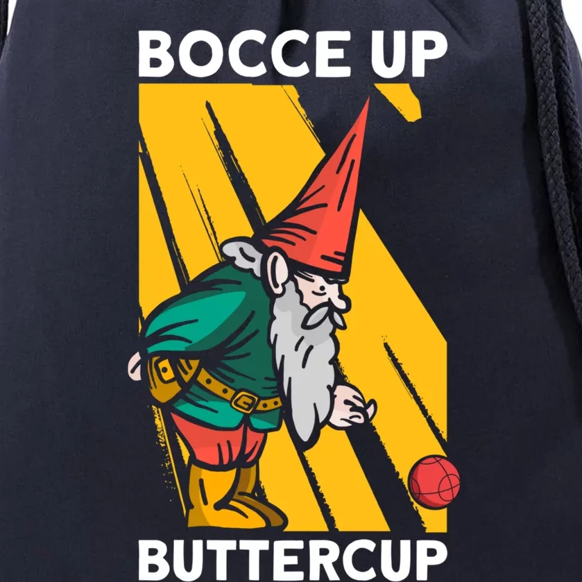 Bocce Up Buttercup Bocce Ball Christmas Gift Drawstring Bag