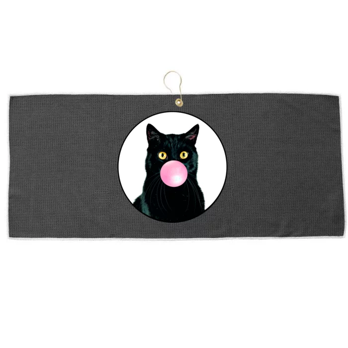 Bubble Cat Large Microfiber Waffle Golf Towel