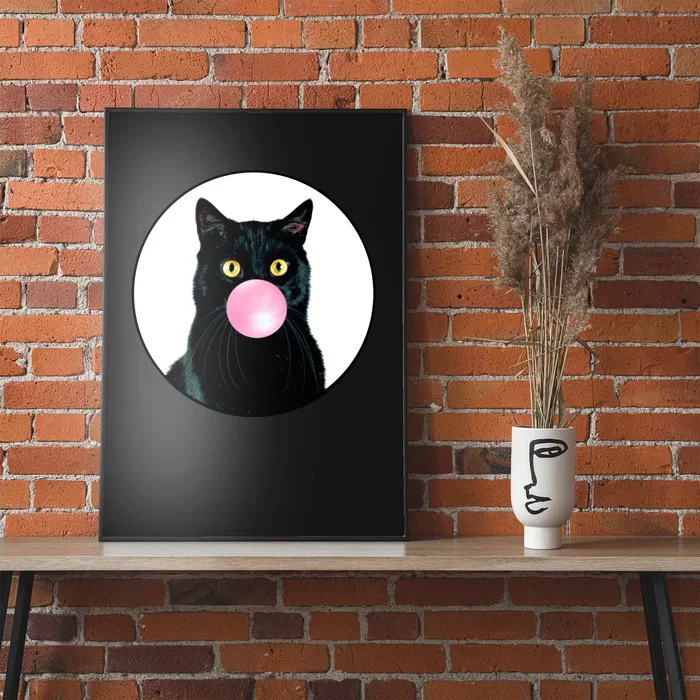 Bubble Cat Poster