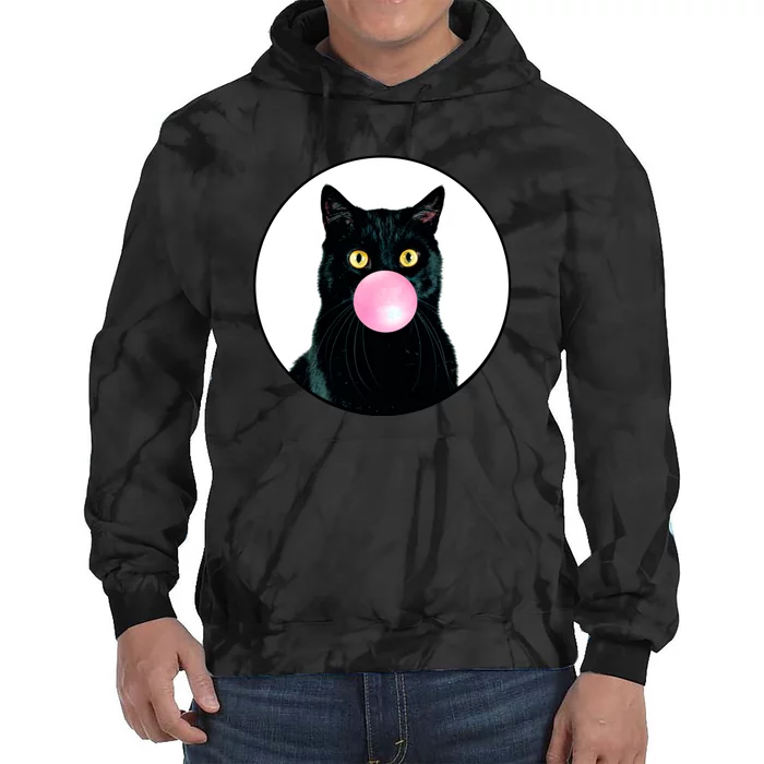 Bubble Cat Tie Dye Hoodie