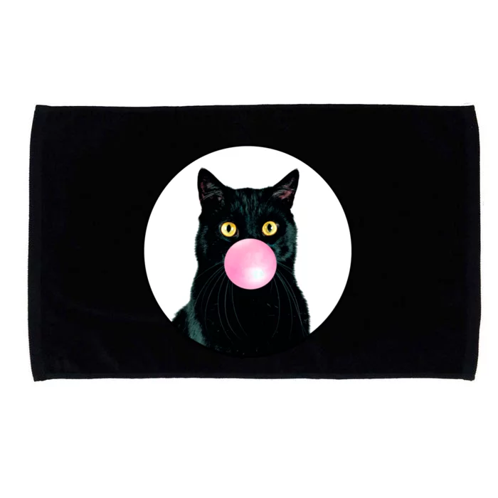 Bubble Cat Microfiber Hand Towel