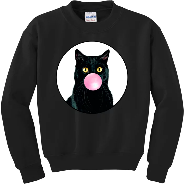 Bubble Cat Kids Sweatshirt