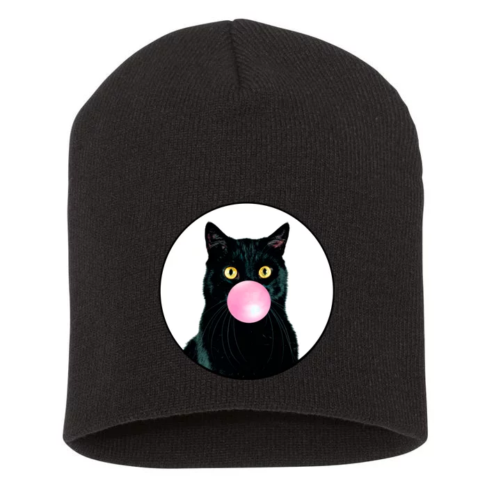 Bubble Cat Short Acrylic Beanie