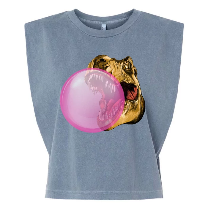 Bubble Gum T-Rex Garment-Dyed Women's Muscle Tee