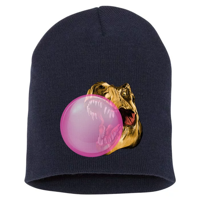 Bubble Gum T-Rex Short Acrylic Beanie